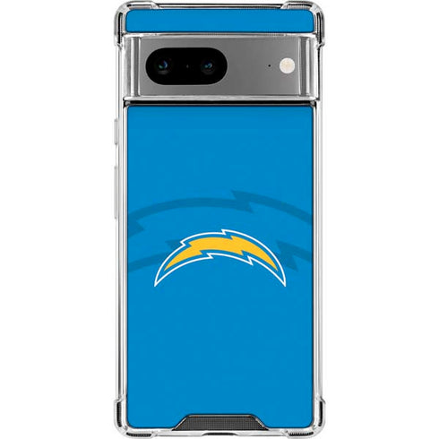 NFL Los Angeles Chargers Double Vision Google Pixel 8 Clear Case
